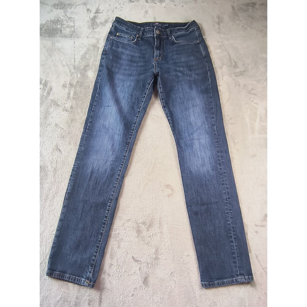 Vineyard Vines Men's Slim Straight Vintage Blue Jeans by Shep & Ian - Size 30x32